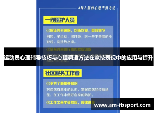 运动员心理辅导技巧与心理调适方法在竞技表现中的应用与提升