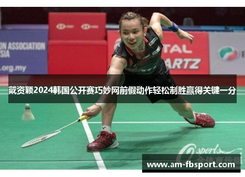 戴资颖2024韩国公开赛巧妙网前假动作轻松制胜赢得关键一分